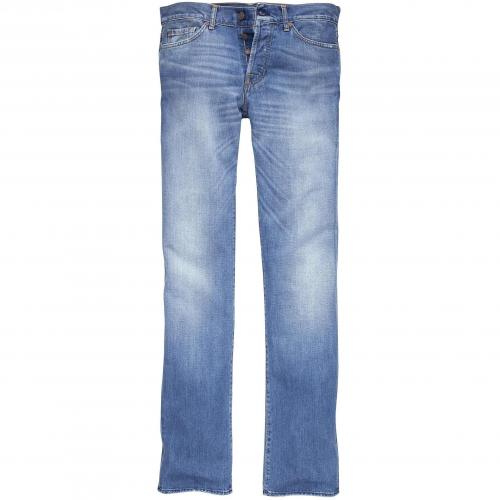 7 for all mankind Herren Jeans Standard XL Mid Blue Washed Denim