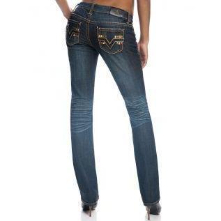 Antique Rivet Damen Studded Jeans Serena