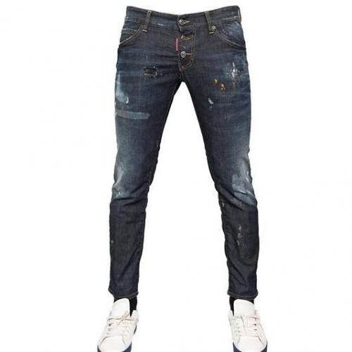 Dsquared - 16.5Cm Stretch Denim Clement Fit Jeans
