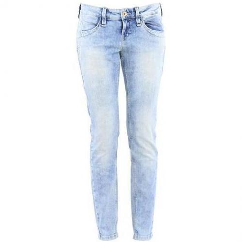 Fornarina - Slim Modell Blanca Up Classic Blue Farbe Helle Waschung