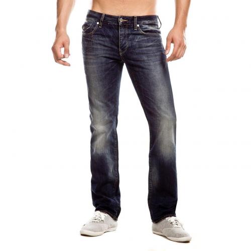 G-Star Morris Low Jeans Straight Fit Dark Used Überlänge 38