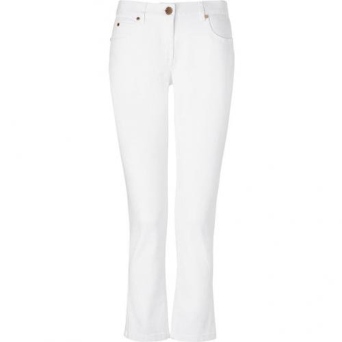 Michael Kors White Ankle Length Jeans