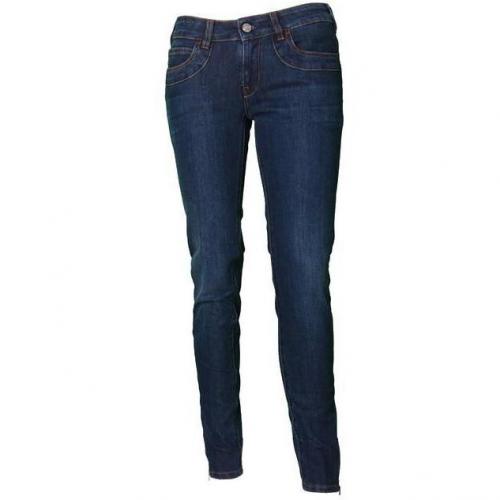 Notify Slim-Zip Jeans dunkelblau