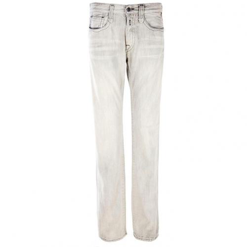 Replay Doc Jeans Straight Fit Grau