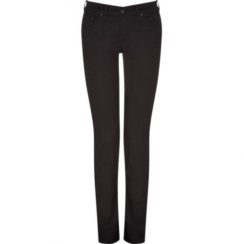 Seven for all Mankind Black Classic Skinny Roxanne Jeans