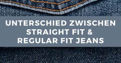 Was ist der Unterschied zwischen Straight Fit und Regular Fit Jeans