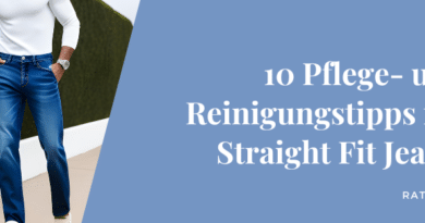 10 Pflege- und Reinigungstipps für Straight Fit Jeans