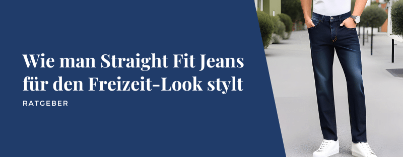 Wie man Straight Fit Jeans für den Freizeit-Look stylt
