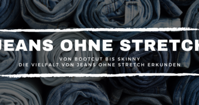 Von Bootcut bis Skinny: Die Vielfalt von Jeans ohne Stretch erkunden